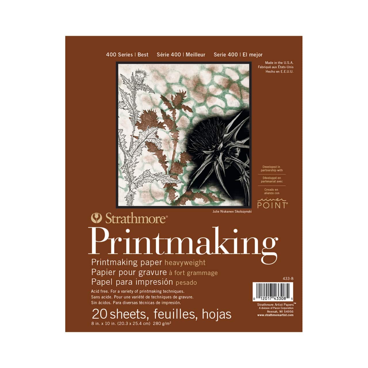 Strathmore® 400 Series Printmaking Heavyweight Paper Pad